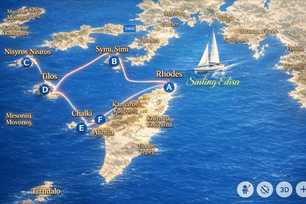Dodecanese VIP Sailing with Edisa from Rhodes