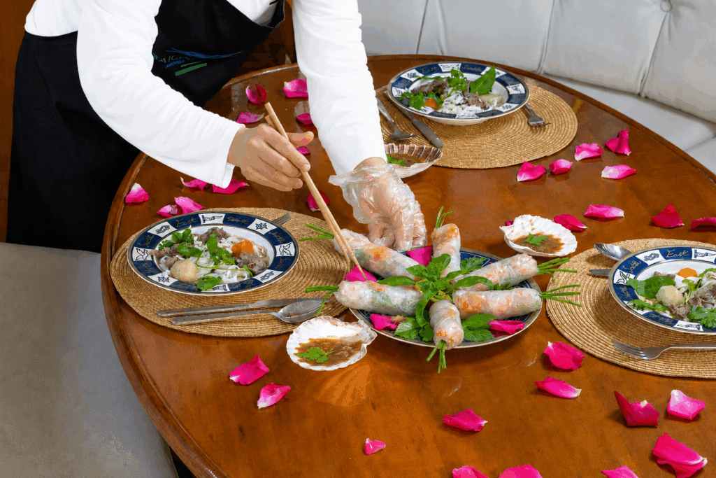 Edisa Signature Prawn Rolls Garden Herbs & Soft Chewy Double Rice Paper